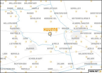 map of Huurne