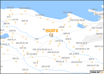 map of Hüüru