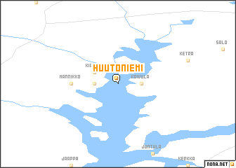 map of Huutoniemi