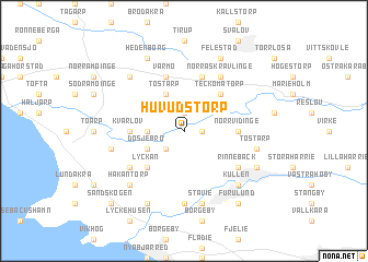 map of Huvudstorp