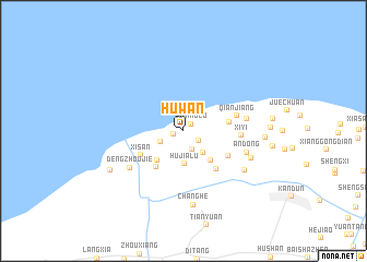 map of Huwan