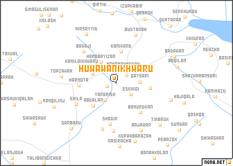 map of Huwāwān-i Khwārū