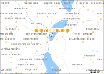 map of Ḩuwayjat ad Darah