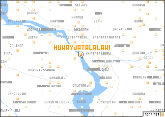 map of Ḩuwayjat al ‘Alāwī