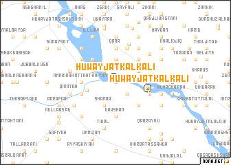 map of Ḩuwayjat Kalkalī