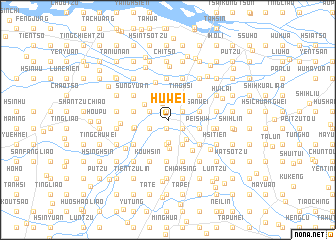 map of Hu-wei