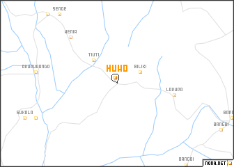 map of Huwo