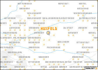 map of Huxfeld