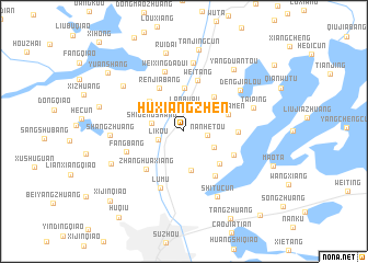 map of Huxiangzhen