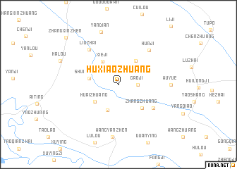 map of Huxiaozhuang