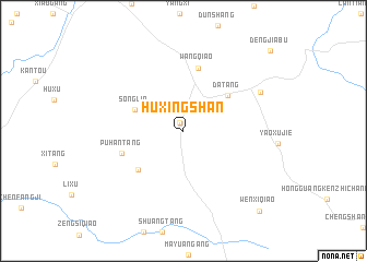 map of Huxingshan