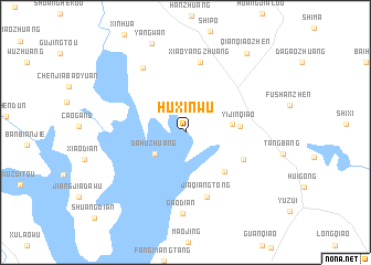 map of Huxinwu