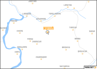 map of Huxin