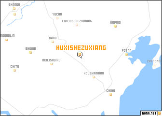 map of Huxishezuxiang