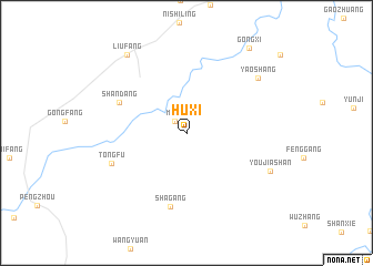 map of Huxi