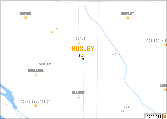 map of Huxley