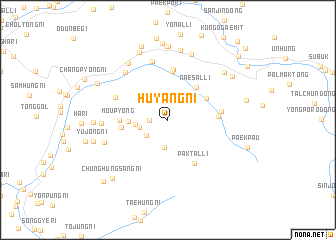 map of Huyang-ni