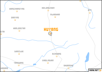 map of Huyang