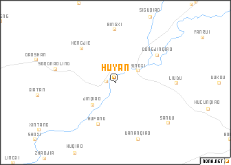 map of Huyan