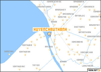 map of Huyện Châu Thành