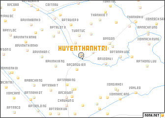 map of Huyện Thạnh Trị