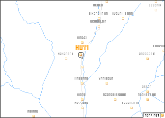 map of Huy I