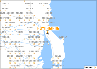 map of Huỳnh Giãng