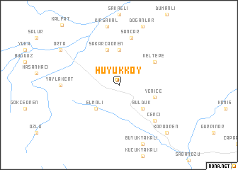 map of Hüyükköy