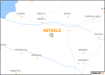 map of Hüyüklü