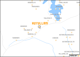 map of Huyullani