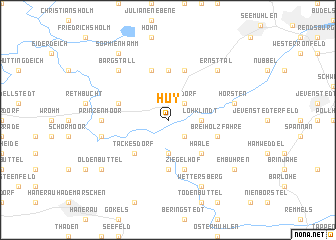 map of Huy