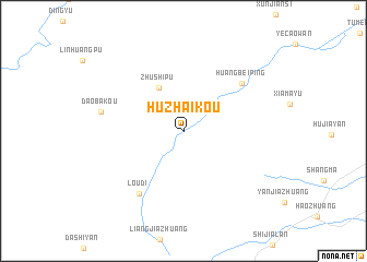 map of Huzhaikou