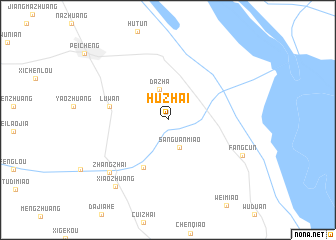 map of Huzhai