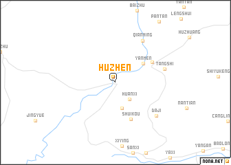 map of Huzhen