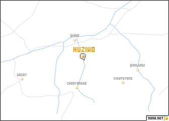 map of Huziwo