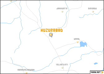 map of Huzūrābād