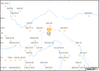 map of Hu