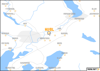 map of Hval