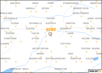 map of Hvam