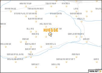 map of Hvedde