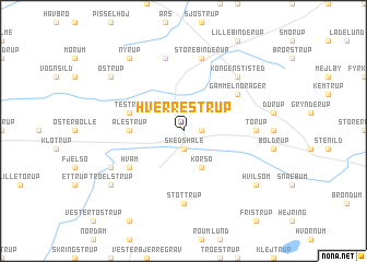 map of Hverrestrup