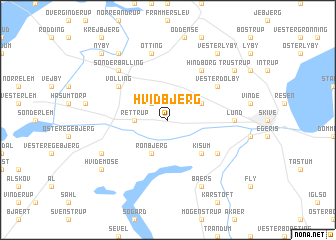 map of Hvidbjerg