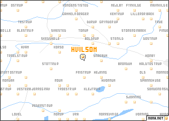 map of Hvilsom