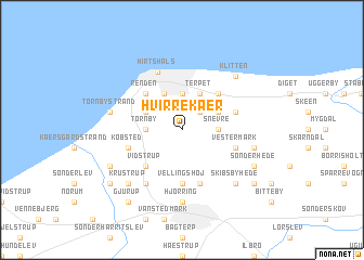 map of Hvirrekær