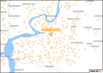 map of Hwaak-kol