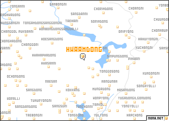 map of Hwaam-dong