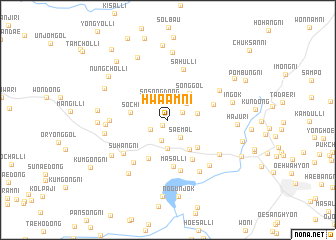 map of Hwaam-ni