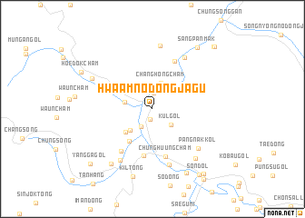 map of Hwaam-nodongjagu
