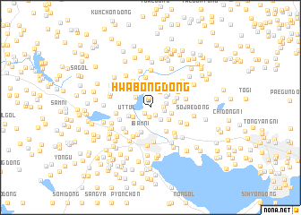 map of Hwabong-dong