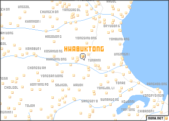 map of Hwabuk-tong